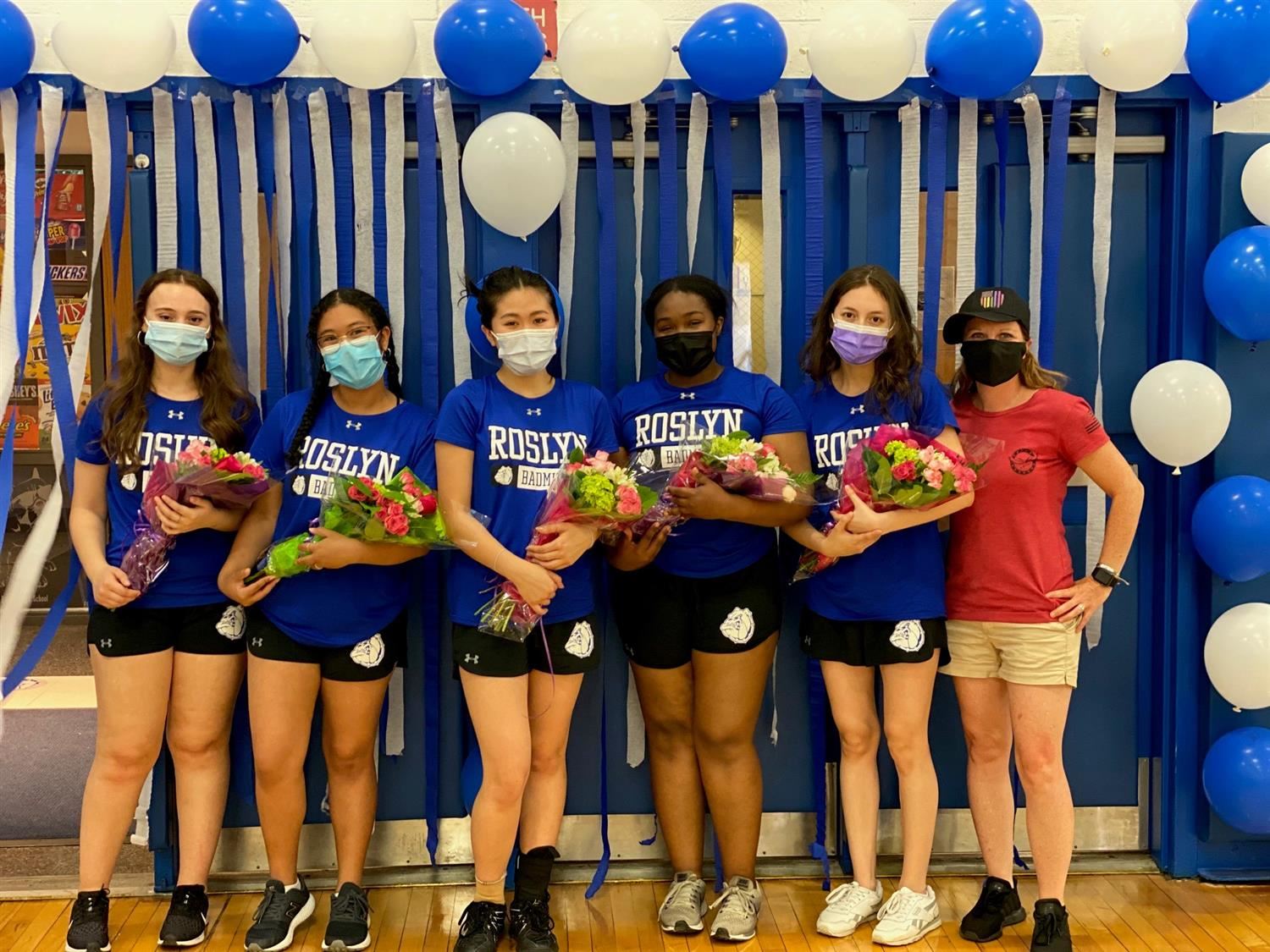 Senior Athletes and Coach
